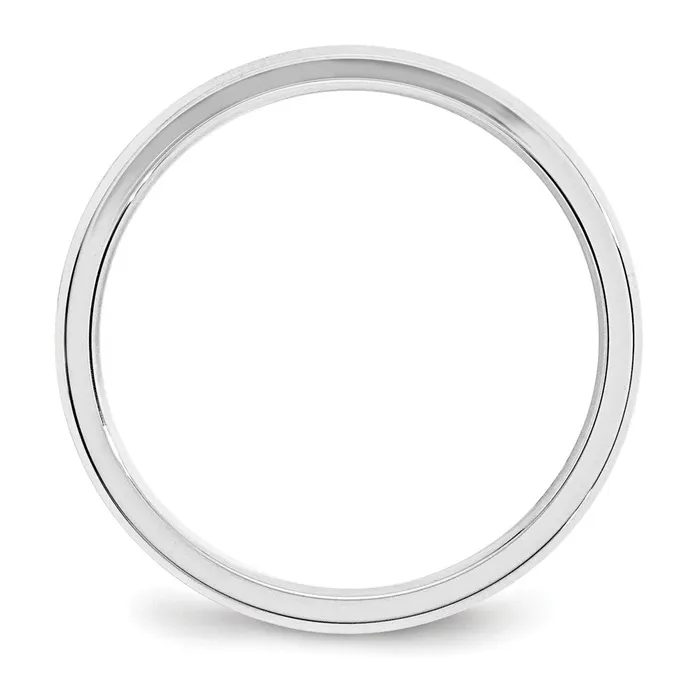 Goldia Rings Solid 14K White Gold 3mm Bevel Edge Comfort Fit MensWomens Wedding Band Ring Size 105 Goldia Rings Solid 14K White Gold 3mm Bevel Edge Comfort Fit MensWomens Wedding Band Ring Size 105