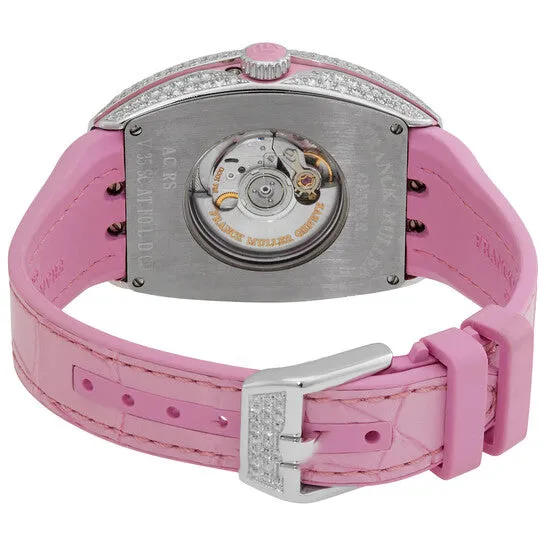 Original Franck Muller Vanguard Automatic Diamond Silver Dial Ladies Watch V35SCATFOLDCDACRS JMS always Watches Original Franck Muller Vanguard Automatic Diamond Silver Dial Ladies Watch V35SCATFOLDCDACRS JMS always Watches