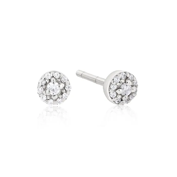 Elpis Crystal Sterling Silver Earrings Ema Jewels Earrings