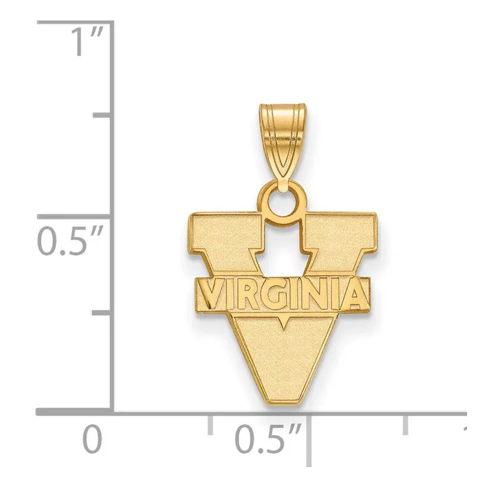 Necklaces TreasureFineJewelers 10k Gold University of Virginia Small Pendant