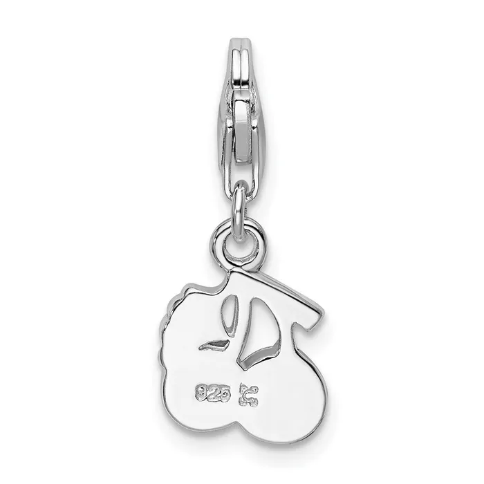 Sterling Silver RH Swarovski Crystals Cherries wLobster Clasp Charm TreasureFineJewelers Rings