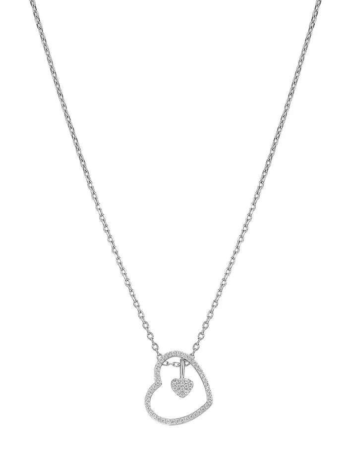 Curio Cottage Necklaces Pure Silver Art In Heart Necklace Curio Cottage Necklaces Pure Silver Art In Heart Necklace