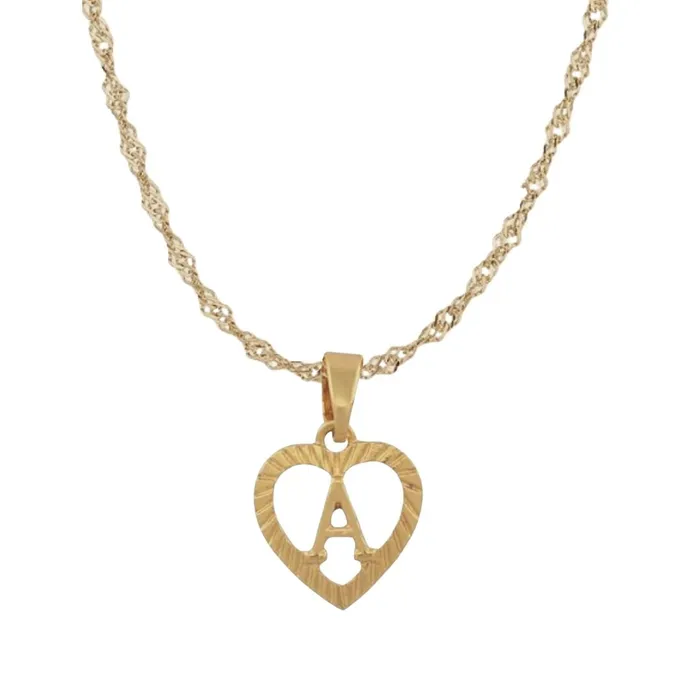 Necklaces KHLOE JEWELS Initial Heart Necklace