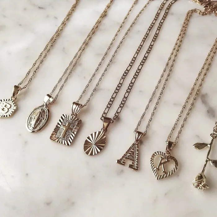 Necklaces KHLOE JEWELS Initial Heart Necklace
