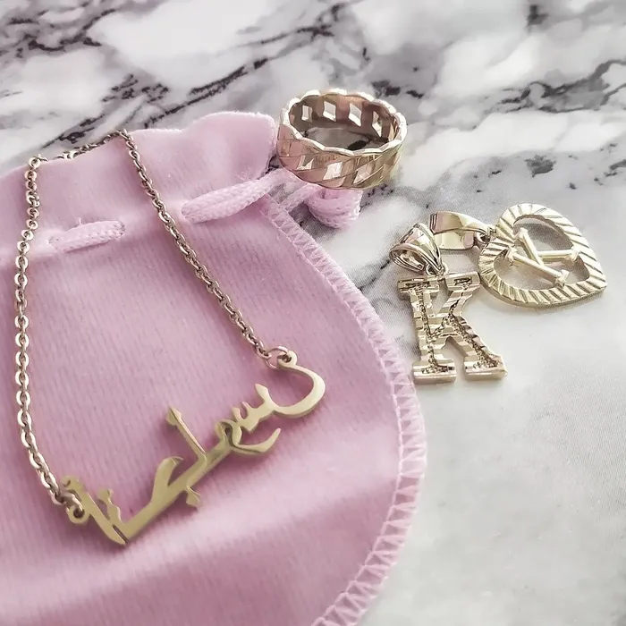 Necklaces KHLOE JEWELS Initial Heart Necklace