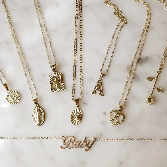 Necklaces KHLOE JEWELS Initial Heart Necklace