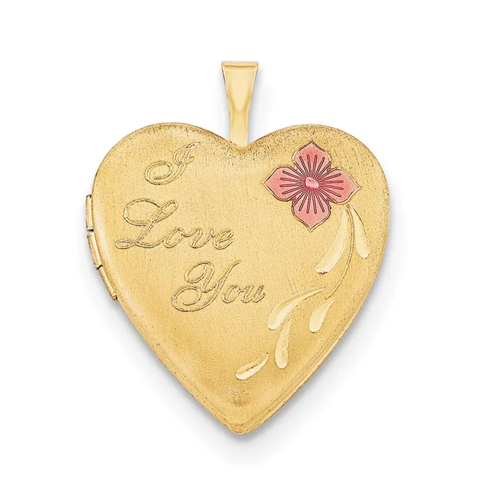 120 Gold Filled 20mm Enameled I Love You Heart Locket NecklaceWBCQLS27618 WB Choice Jewelry Necklaces 120 Gold Filled 20mm Enameled I Love You Heart Locket NecklaceWBCQLS27618 WB Choice Jewelry Necklaces