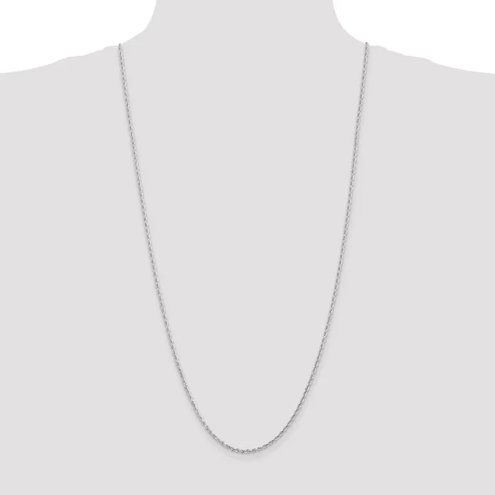 14k White Gold 225mm DC Quadruple Rope ChainWBCWQT01830 WB Choice Jewelry Necklaces 14k White Gold 225mm DC Quadruple Rope ChainWBCWQT01830 WB Choice Jewelry Necklaces
