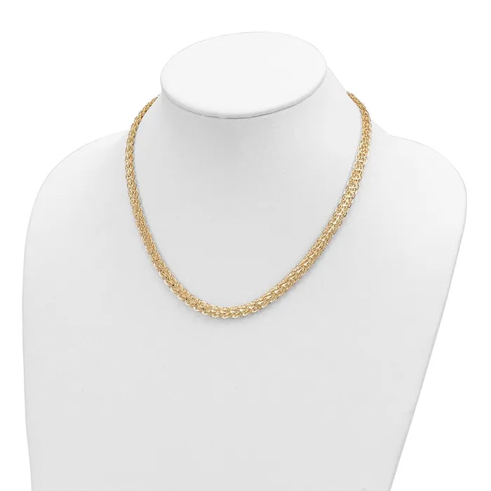 Necklaces WB Choice Jewelry 14K Polished DC Fancy Link NecklaceWBCSF283718