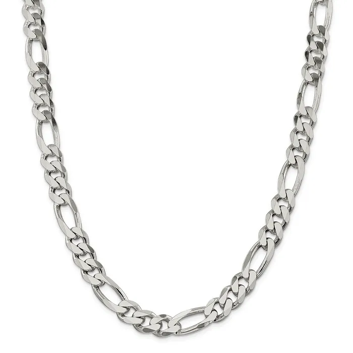 Necklaces WB Choice Jewelry Sterling Silver 1075mm Figaro ChainWBCQFG30018
