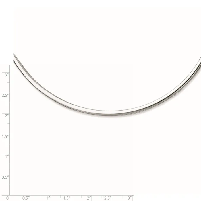 Sterling Silver Rhodiumplate 16inch w2in ext Polished Neck Collar NecklaceWBCQH36118 WB Choice Jewelry Necklaces Sterling Silver Rhodiumplate 16inch w2in ext Polished Neck Collar NecklaceWBCQH36118 WB Choice Jewelry Necklaces
