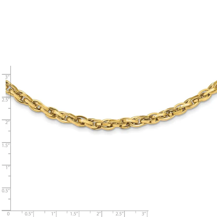 WB Choice Jewelry 14k Polished Fancy Link 18in NecklaceWBCSF280218 Necklaces