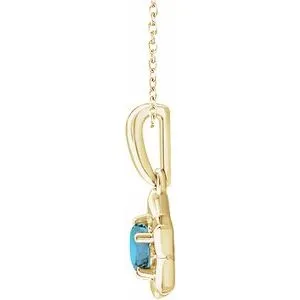 WB Choice Jewelry 14K Yellow 3 mm Round March Youth Star Birthstone 15 Necklace653418640PSTWBC Necklaces WB Choice Jewelry 14K Yellow 3 mm Round March Youth Star Birthstone 15 Necklace653418640PSTWBC Necklaces
