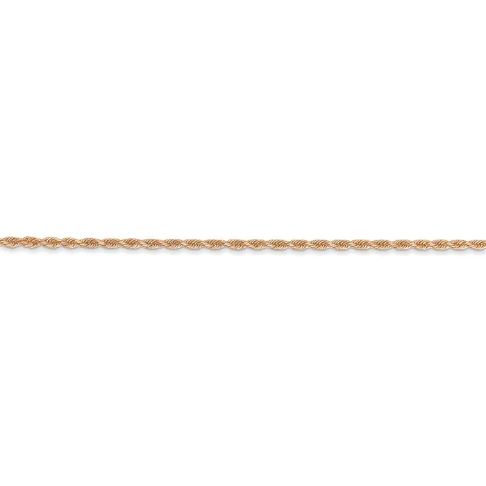 WB Choice Jewelry Necklaces 14k Rose Gold 150mm DC Rope with Lobster Clasp ChainWBC012R8 WB Choice Jewelry Necklaces 14k Rose Gold 150mm DC Rope with Lobster Clasp ChainWBC012R8