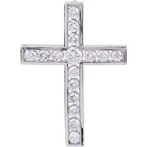 WB Choice Jewelry Necklaces Platinum 1 14 CTW Diamond 314x228 mm Cross PendantR4231060011PSTWBC