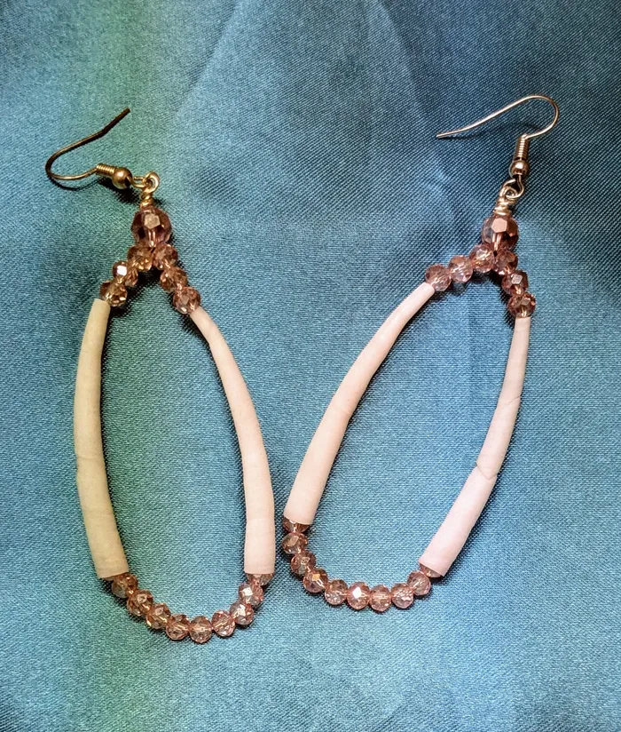 Earrings Ren McCully Dentalium Shell Earrings Earrings Ren McCully Dentalium Shell Earrings