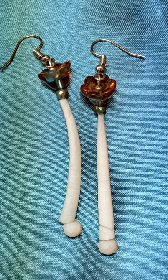 Earrings Ren McCully Dentalium Shell Earrings Earrings Ren McCully Dentalium Shell Earrings