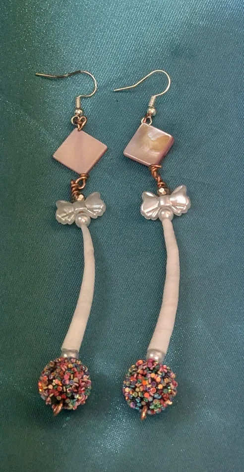 Earrings Ren McCully Dentalium Shell Earrings Earrings Ren McCully Dentalium Shell Earrings