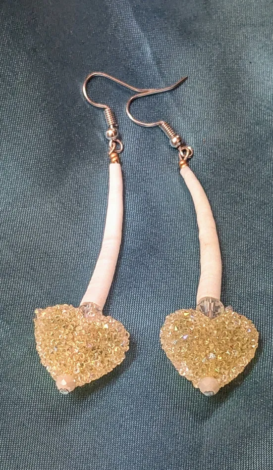 Earrings Ren McCully Dentalium Shell Earrings Earrings Ren McCully Dentalium Shell Earrings