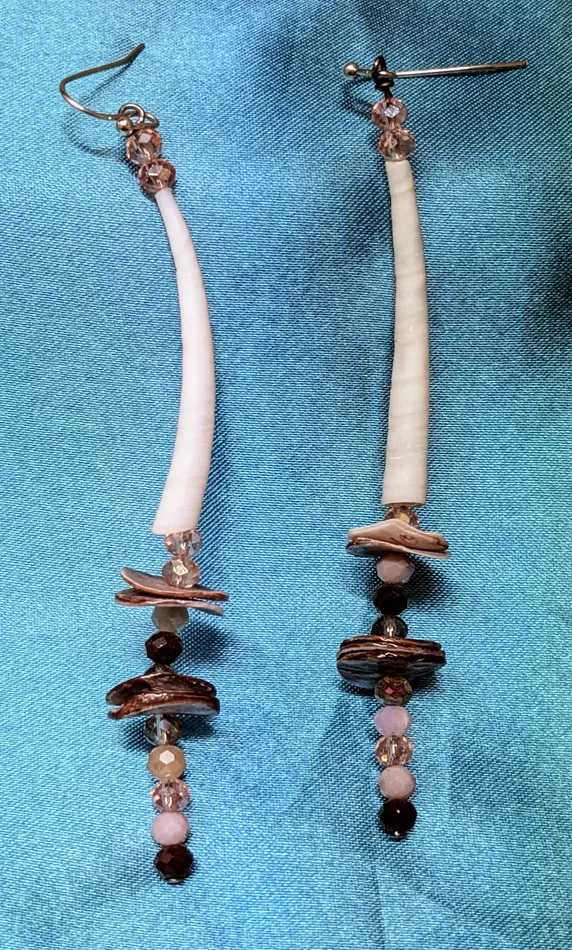 Earrings Ren McCully Dentalium Shell Earrings Earrings Ren McCully Dentalium Shell Earrings