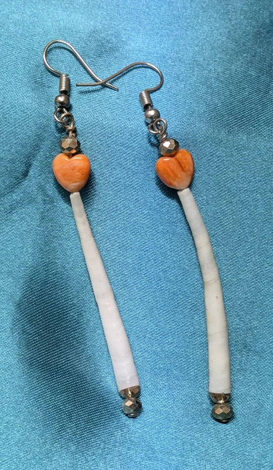 Earrings Ren McCully Dentalium Shell Earrings Earrings Ren McCully Dentalium Shell Earrings