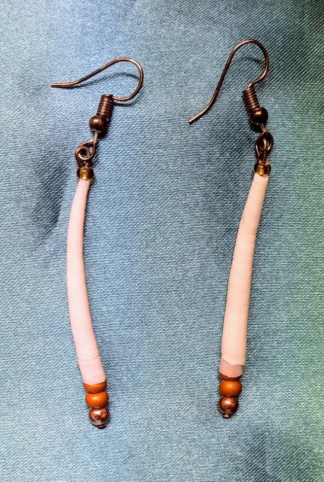 Earrings Ren McCully Dentalium Shell Earrings Earrings Ren McCully Dentalium Shell Earrings