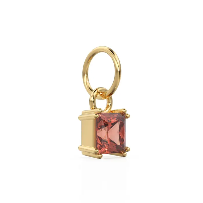 Red Garnet Princess Cut Solid Gold Charm Red Gemstone Handmade 18k Gold Pendant 14k Solid Gold January Jewelry Making Findings Jalvi Co PreStyled Sets Red Garnet Princess Cut Solid Gold Charm Red Gemstone Handmade 18k Gold Pendant 14k Solid Gold January Jewelry Making Findings Jalvi Co PreStyled Sets