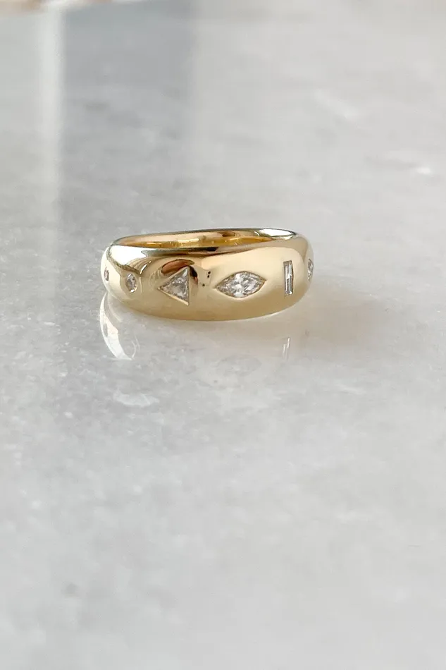 LEO BLACK Rings Cosmic Dance Ring