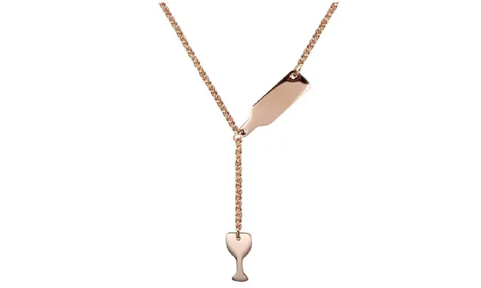 Necklaces Beer Cup Long Pendant Necklace For Women sparklingselections