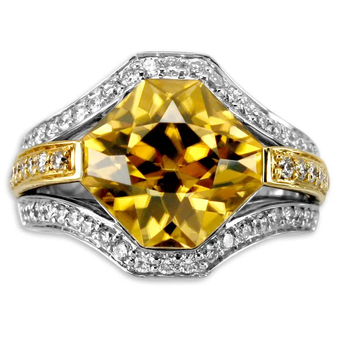 Rings Yellow Zircon Ring267465 Frederic Sage