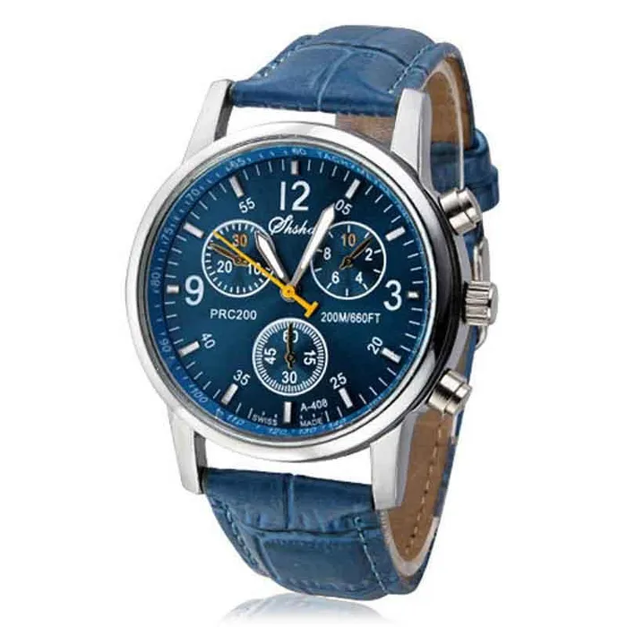 sparklingselections Fashion Crocodile Faux Leather Analog Wrist Watch Watches