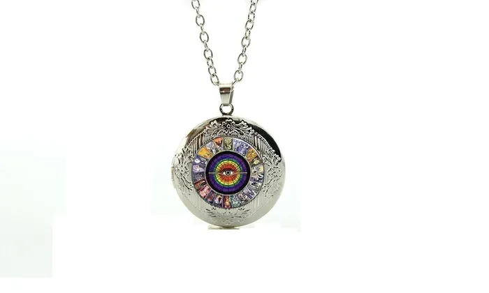 sparklingselections Necklaces Tarot Card Pendant Necklace Band Jewellery